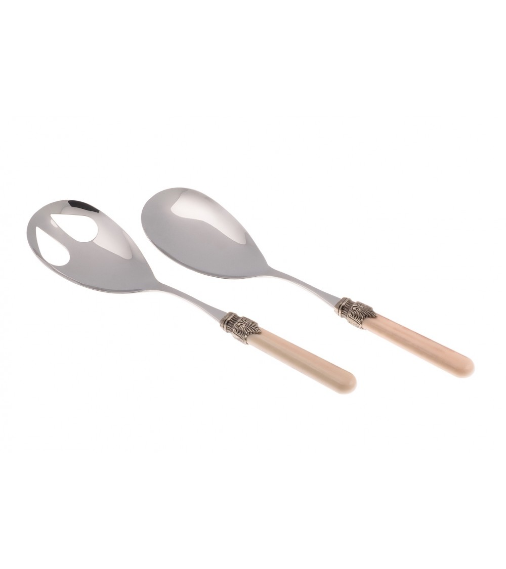 Rivadossi Sandro: Vintage Set 2-teiliges Salatbesteck - 