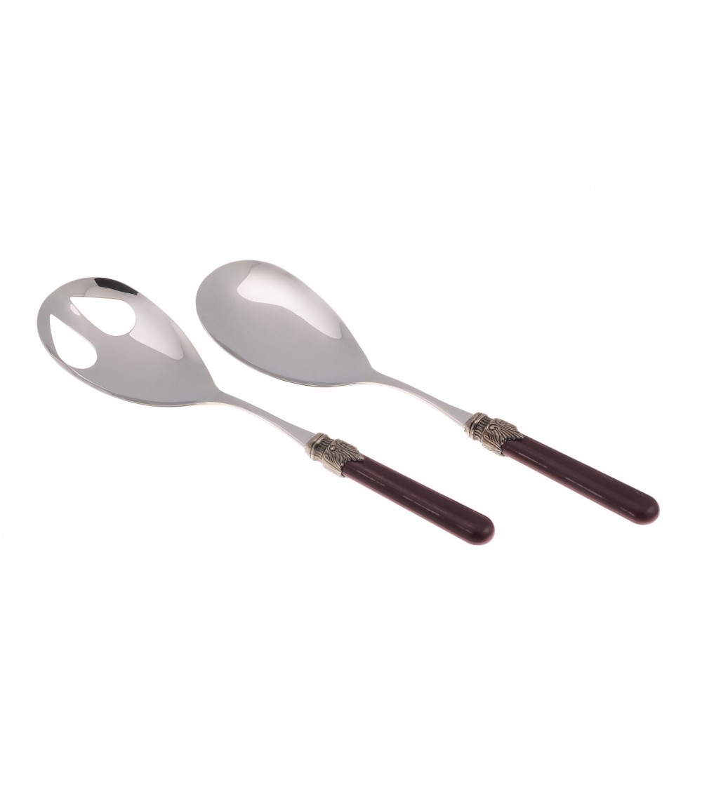 Rivadossi Sandro: Vintage Set 2-teiliges Salatbesteck - 