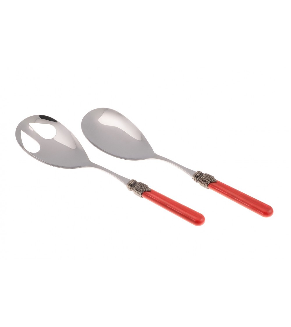 Rivadossi Sandro: Vintage Set 2-teiliges Salatbesteck - 