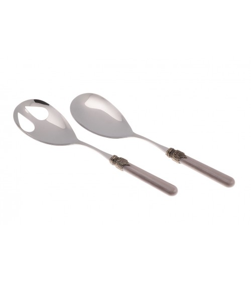 Rivadossi Sandro: Vintage Set 2-teiliges Salatbesteck - 