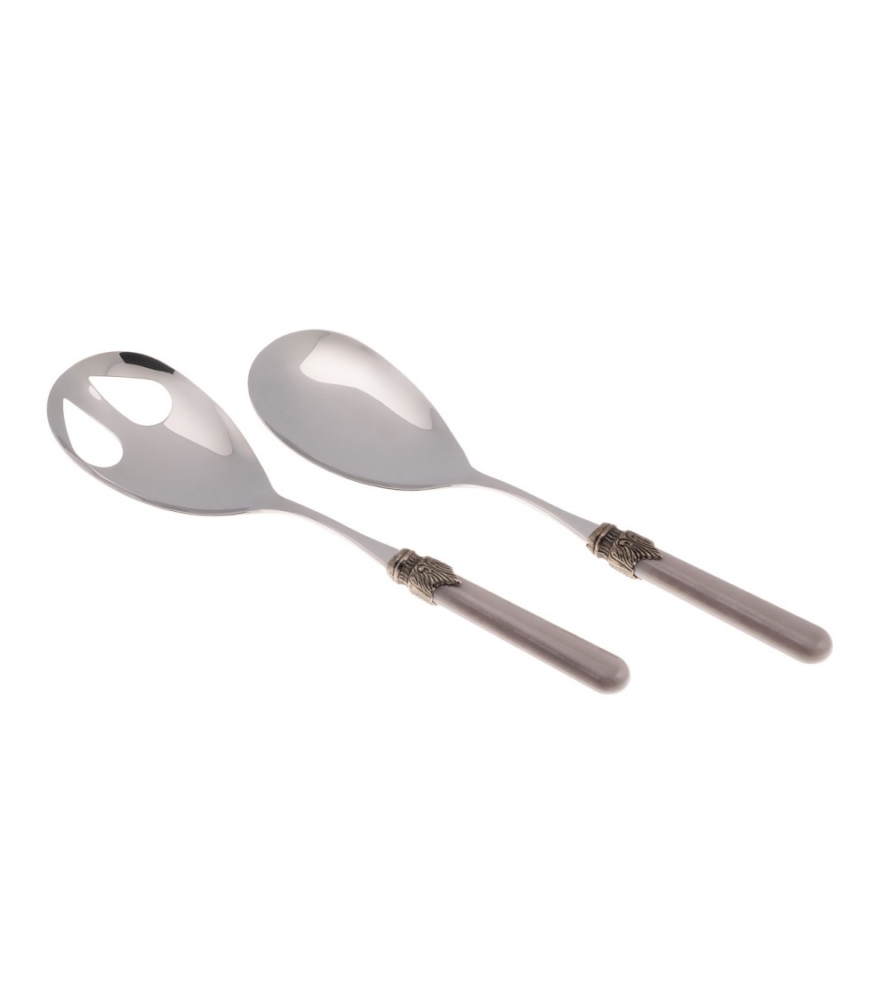 Rivadossi Sandro: Vintage Set 2-teiliges Salatbesteck - 