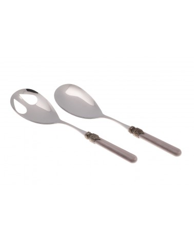 Rivadossi Sandro: Vintage Set 2-teiliges Salatbesteck - 
