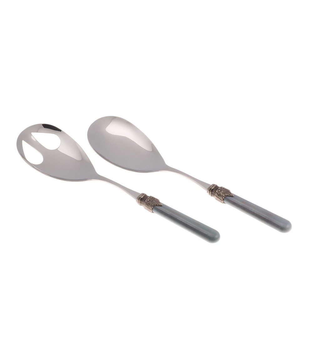 Rivadossi Sandro: Vintage Set 2-teiliges Salatbesteck - 