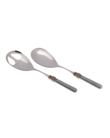 Rivadossi Sandro: Vintage Set 2-teiliges Salatbesteck - 