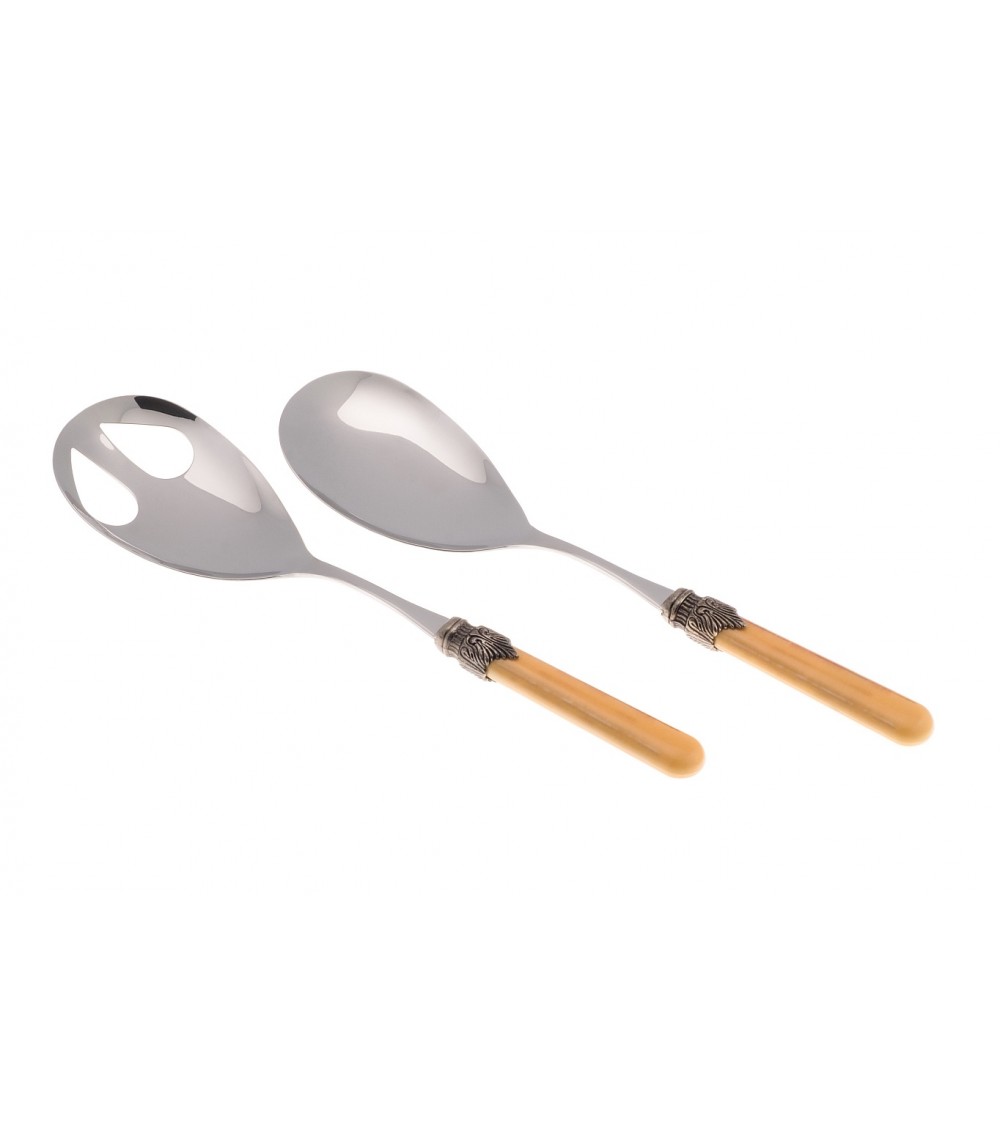 Rivadossi Sandro: Vintage Set 2-teiliges Salatbesteck - 