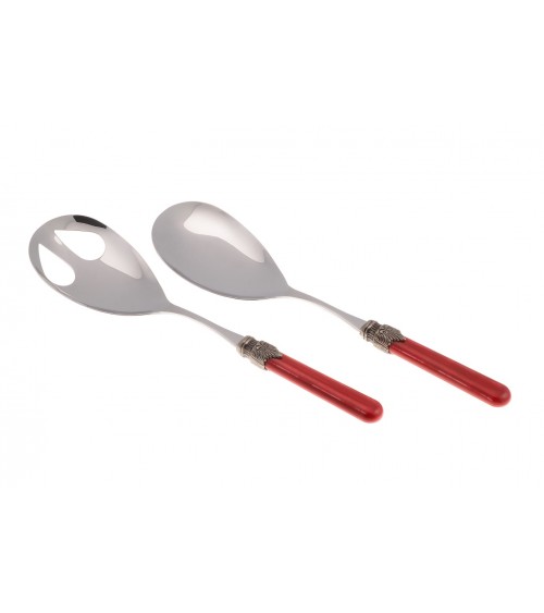 Rivadossi Sandro: Vintage Set 2-teiliges Salatbesteck - 