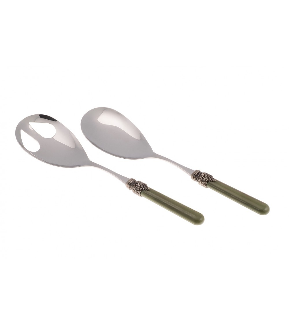Rivadossi Sandro: Vintage Set 2-teiliges Salatbesteck - 