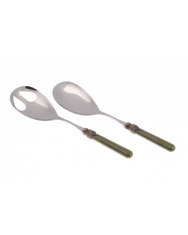 Rivadossi Sandro: Vintage Set 2-teiliges Salatbesteck - 