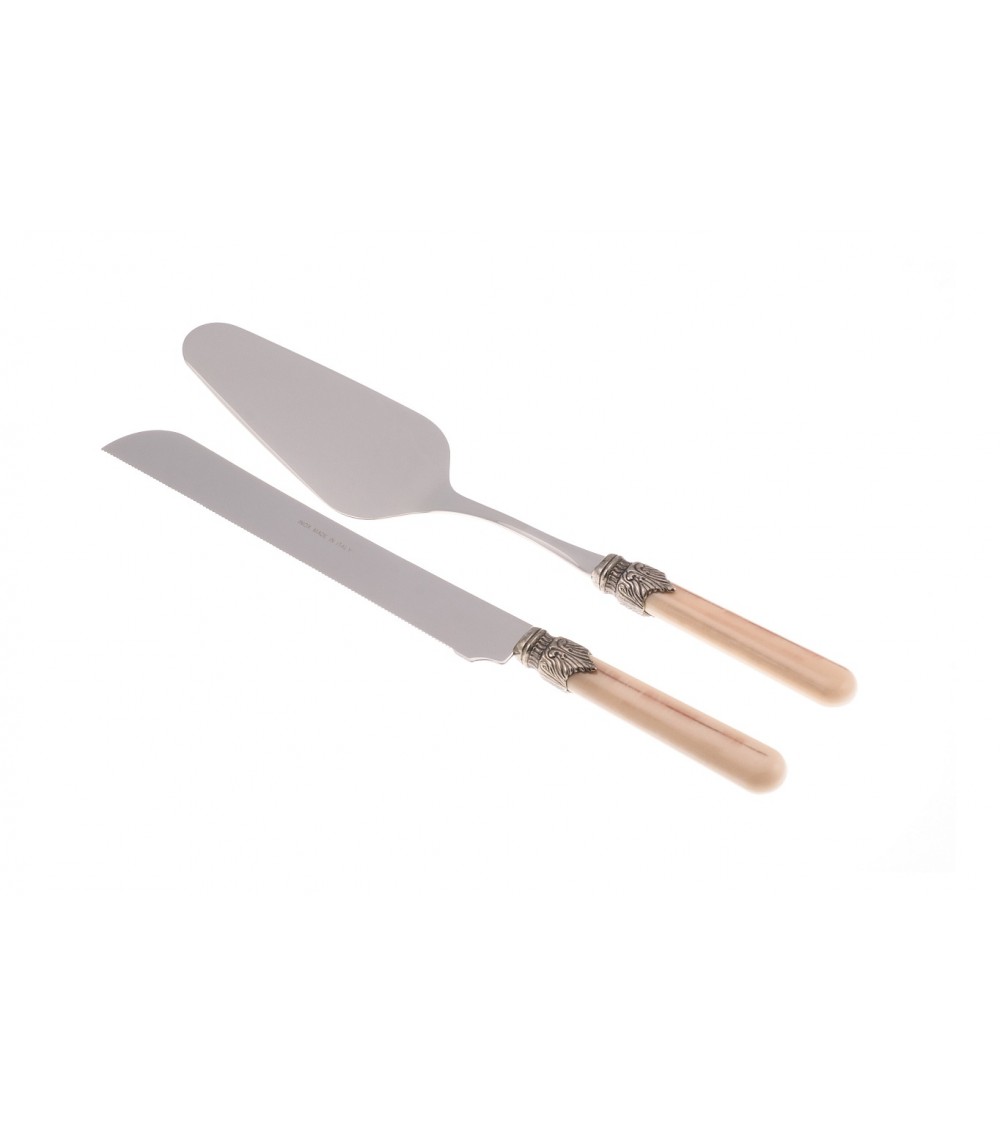Vintage Besteck - Rivadossi - Edelstahl - 2-teiliges Torten-Set - 