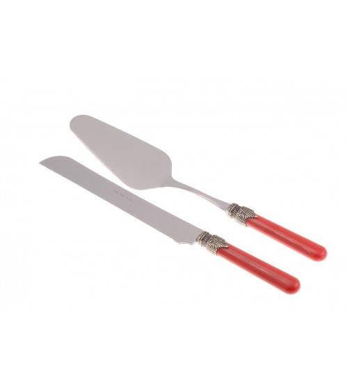 Couverts Vintage - Rivadossi - Acier Inoxydable - Set 2 Pièces Gateaux - 