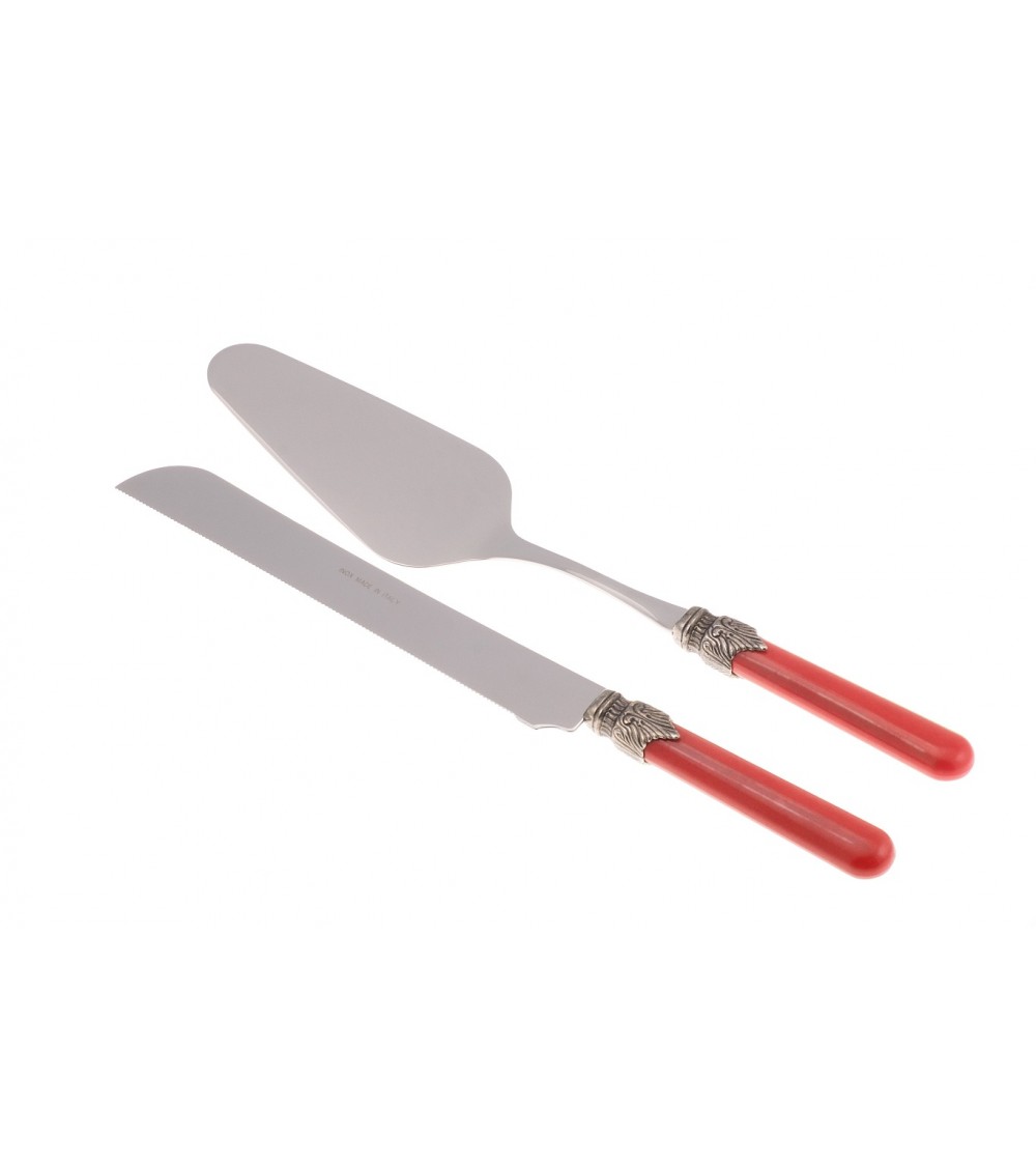 Vintage Besteck - Rivadossi - Edelstahl - 2-teiliges Torten-Set - 