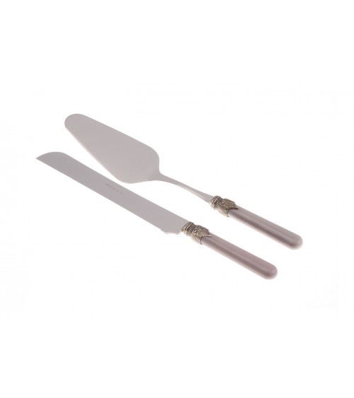Vintage Besteck - Rivadossi - Edelstahl - 2-teiliges Torten-Set - 
