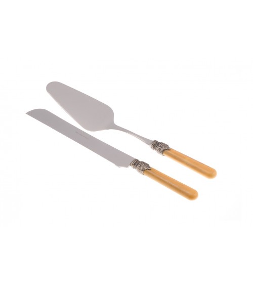 Vintage Besteck - Rivadossi - Edelstahl - 2-teiliges Torten-Set - 