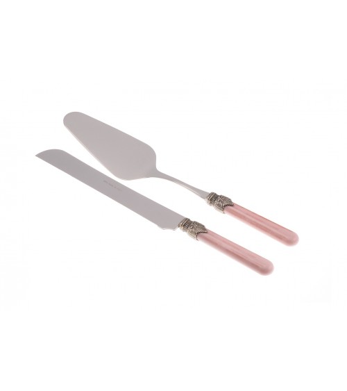 Vintage Besteck - Rivadossi - Edelstahl - 2-teiliges Torten-Set - 