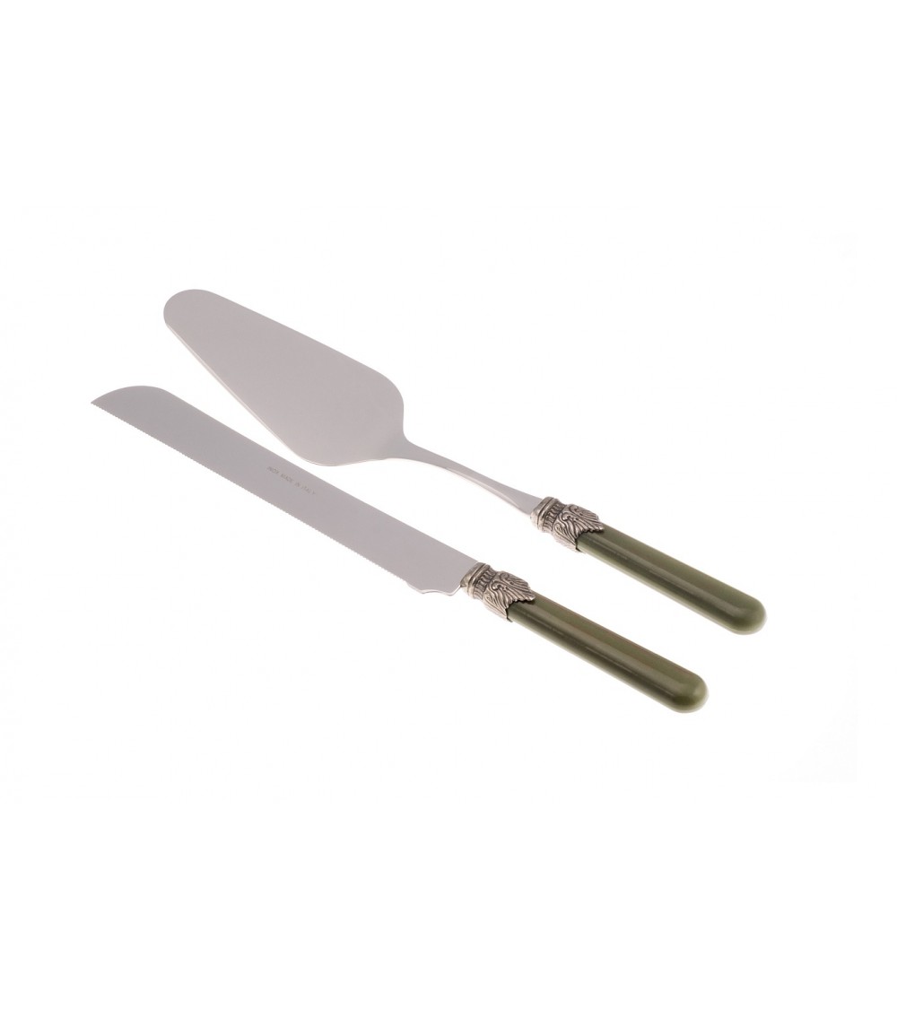 Vintage Besteck - Rivadossi - Edelstahl - 2-teiliges Torten-Set - 