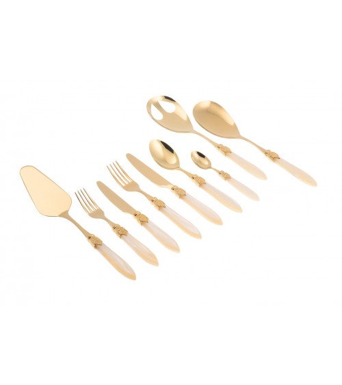 Couverts Rivadossi Gold Pvd - Service Laura Gold 75pcs - 
