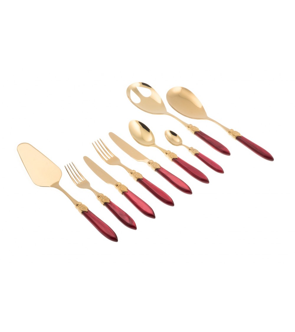 Couverts Rivadossi Gold Pvd - Service Laura Gold 75pcs - 