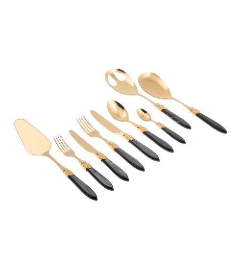 Couverts Rivadossi Gold Pvd - Service Laura Gold 75pcs - 