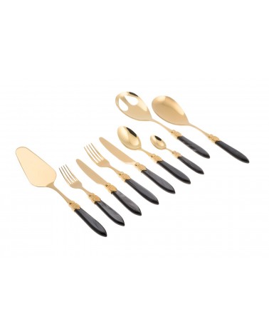 Posate Oro Pvd Rivadossi - Laura Oro Servizio 75pz - 