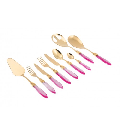 Posate Oro Pvd Rivadossi - Laura Oro Servizio 75pz - 