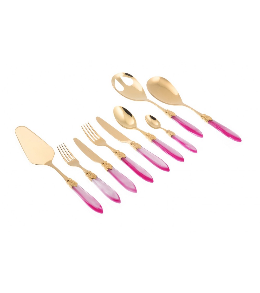 Posate Oro Pvd Rivadossi - Laura Oro Servizio 75pz - 