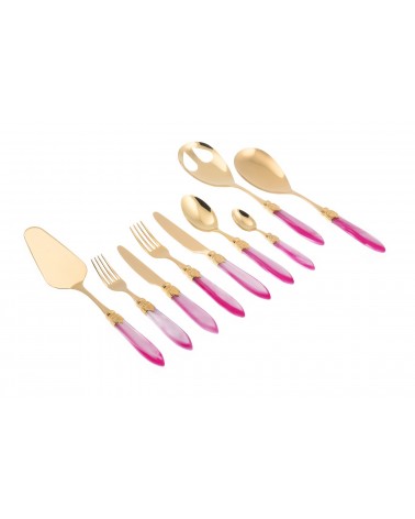 Posate Oro Pvd Rivadossi - Laura Oro Servizio 75pz - 