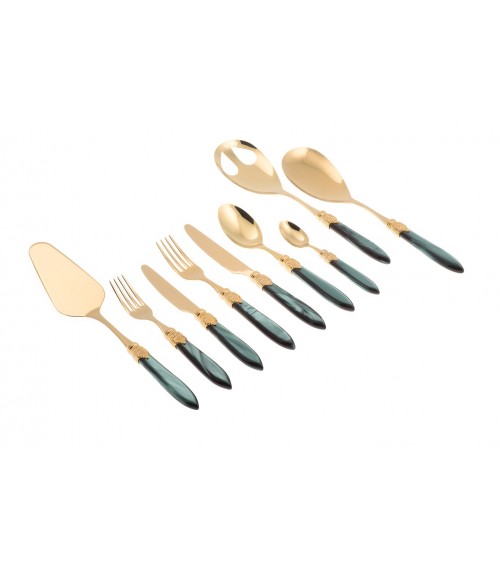 Couverts Rivadossi Gold Pvd - Service Laura Gold 75pcs - 