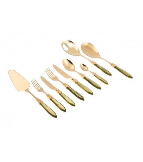 Posate Oro Pvd Rivadossi - Laura Oro Servizio 75pz - 