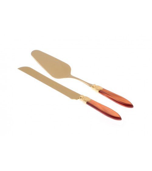Laura Oro - Set 2pz Dolce - Coltello E Pala Torta - 