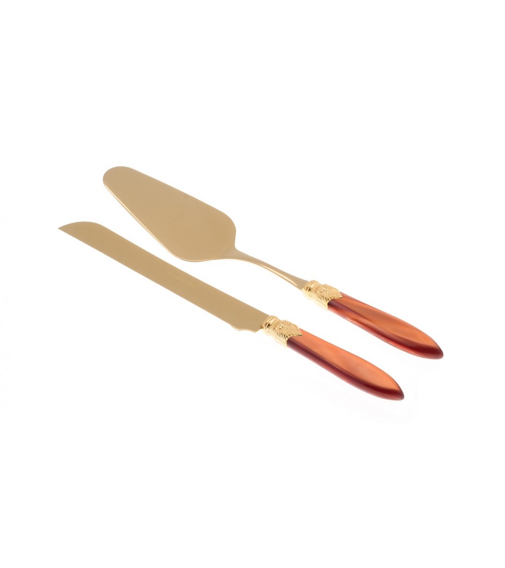 Laura Oro - Set 2pz Dolce - Coltello E Pala Torta - 