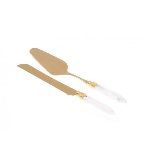 Laura Oro - Set of 2 Sweets - Cake Knife and Shovel -