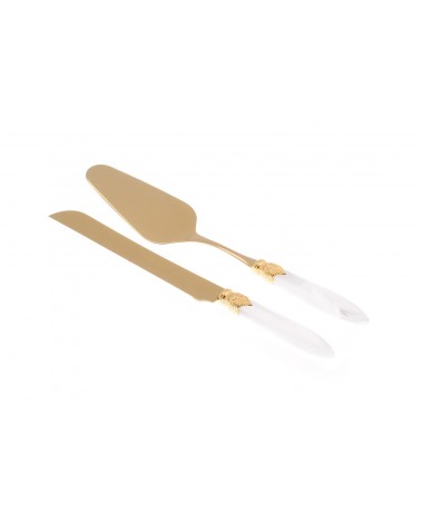 Laura Oro - Set of 2 Sweets - Cake Knife and Shovel -