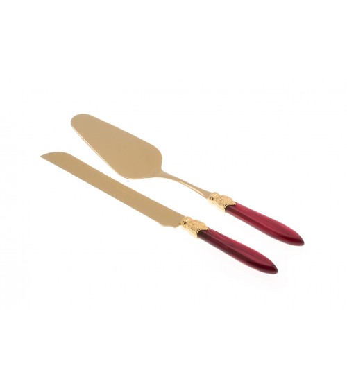 Laura Oro - Set 2pz Dolce - Coltello E Pala Torta - 