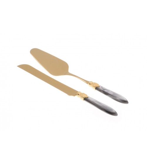 Laura Oro - Set 2pz Dolce - Coltello E Pala Torta - 