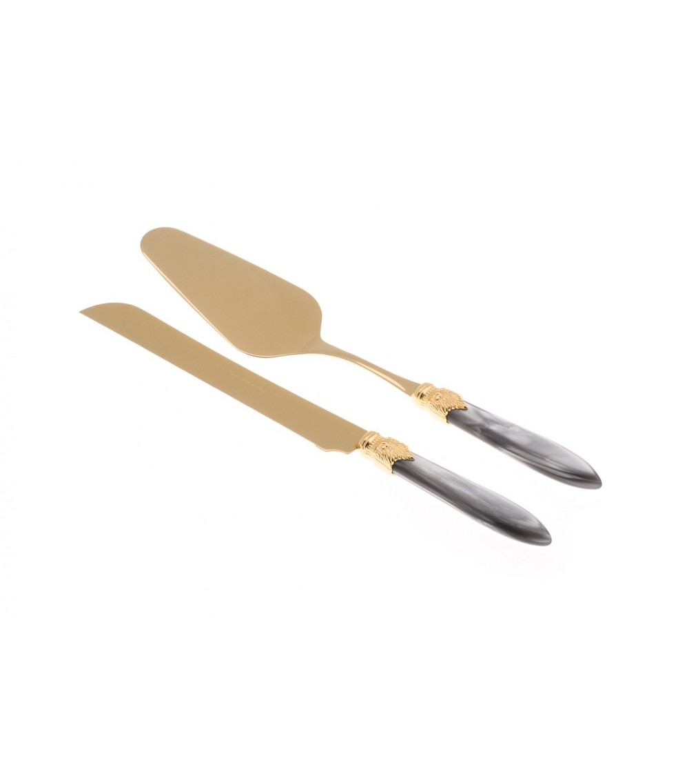 Laura Oro - Set 2pz Dolce - Coltello E Pala Torta - 