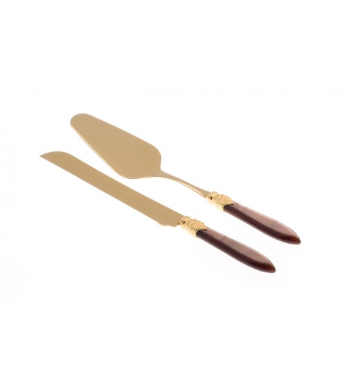 Laura Oro - Lot de 2 Bonbons - Couteau à Gâteau et Pelle -