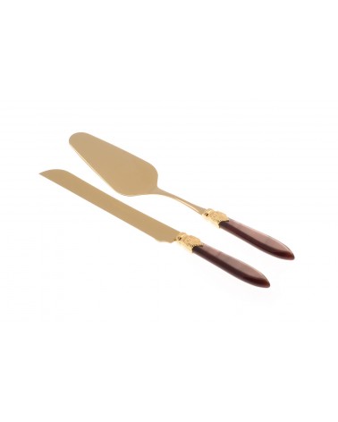 Laura Oro - Set 2pz Dolce - Coltello E Pala Torta - 