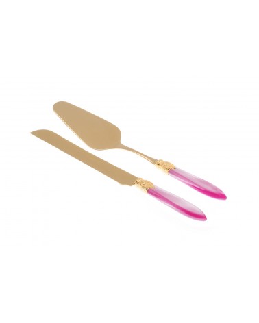 Laura Oro - Lot de 2 Bonbons - Couteau à Gâteau et Pelle -