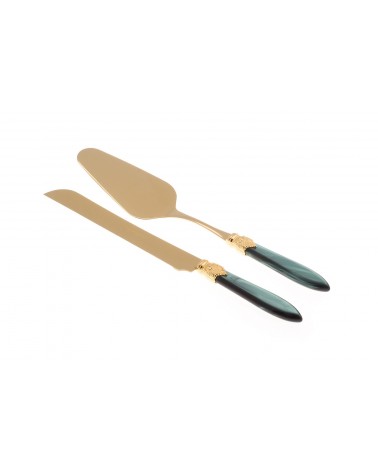 Laura Oro - Set 2pz Dolce - Coltello E Pala Torta - 