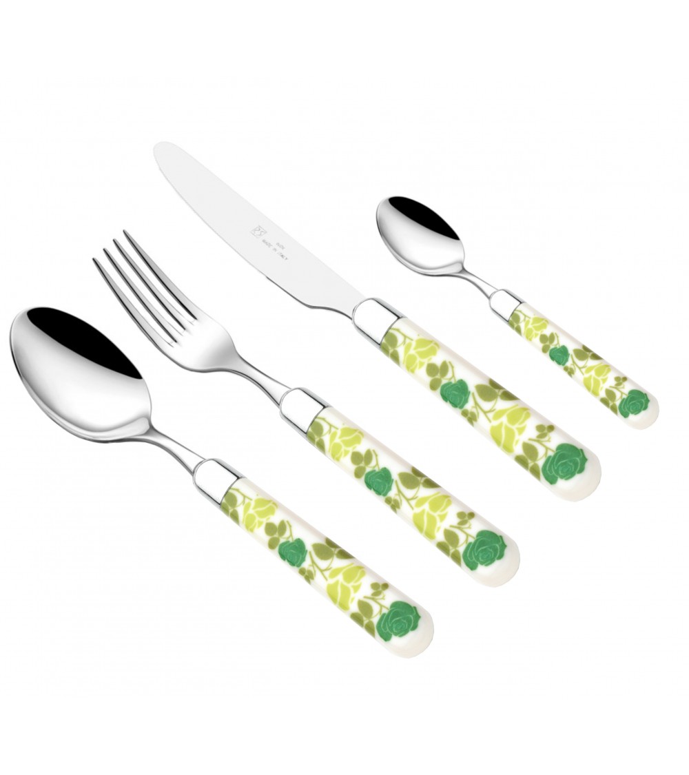 Naif Rose - Set 24pcs Couverts Colorés Rivadossi -