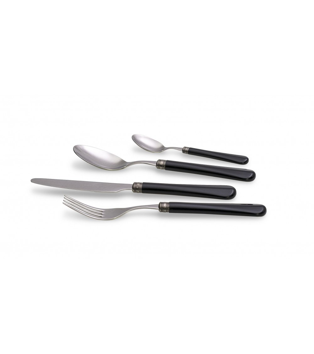 Rivadossi Sandro: Giulietta Antico Posate Colorate set 24pz - colore nero