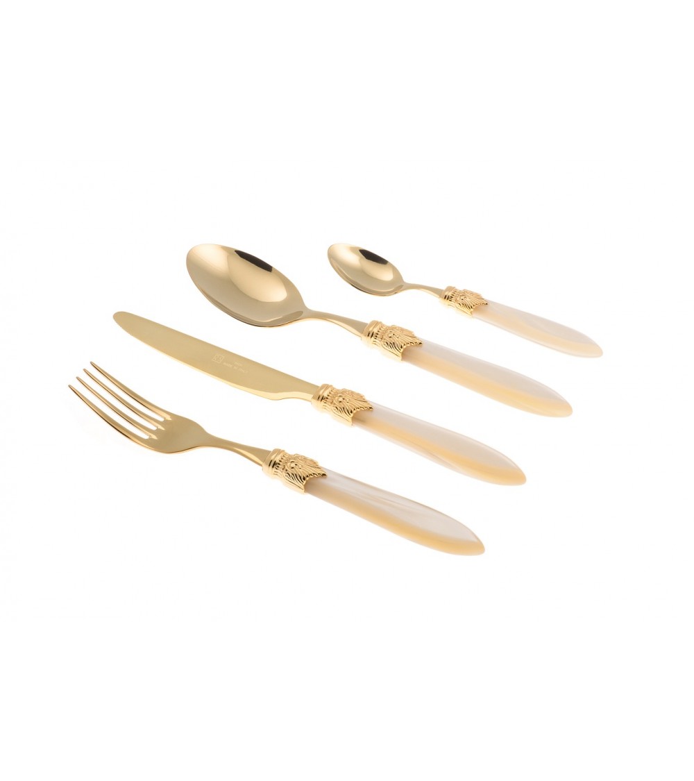 Couverts Rivadossi Boutique en ligne - Laura Oro Set 4pcs - 