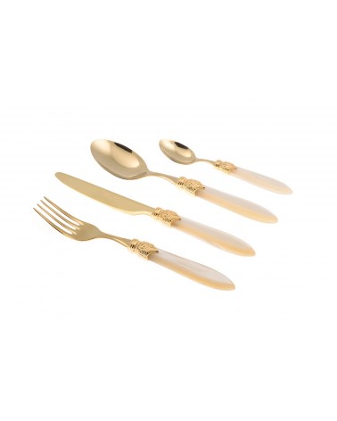 Couverts Rivadossi Boutique en ligne - Laura Oro Set 4pcs - 