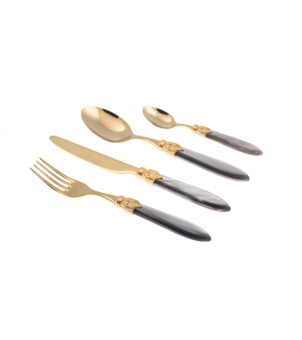 Couverts Rivadossi Boutique en ligne - Laura Oro Set 4pcs -