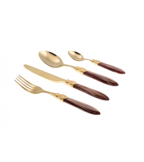 Cutlery Rivadossi Shop Online - Laura Oro Set 4pcs -  - 