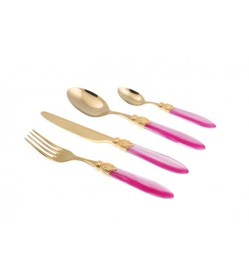 Posate Rivadossi Shop Online - Laura Oro Set 4pz - 