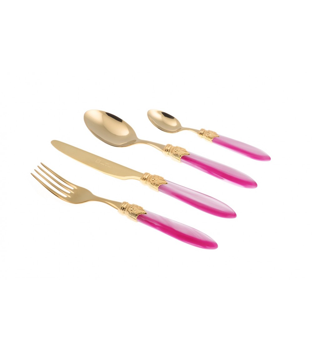 Couverts Rivadossi Boutique en ligne - Laura Oro Set 4pcs - 