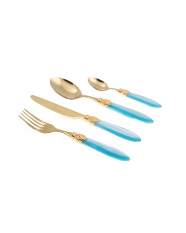 Couverts Rivadossi Boutique en ligne - Laura Oro Set 4pcs - 