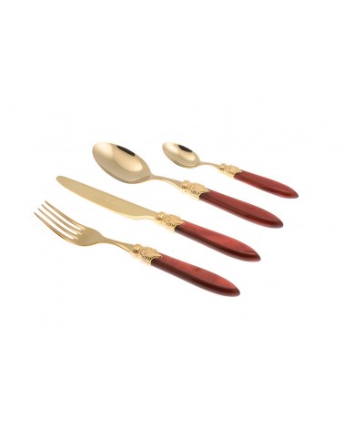 Cutlery Rivadossi Shop Online - Laura Oro Set 4pcs -  - 