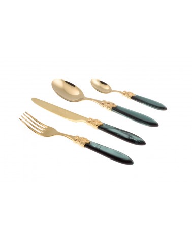 Posate Rivadossi Shop Online - Laura Oro Set 4pz - 